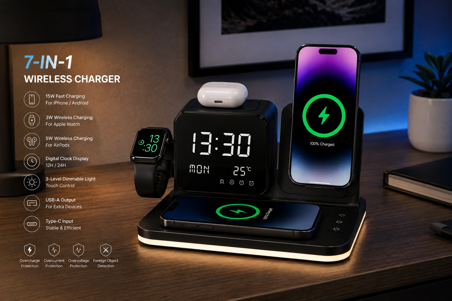 7-in-1 Wireless Charging Dock - Image 4