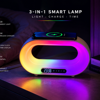 AuraCharge™ Smart Lamp 3-in-1
