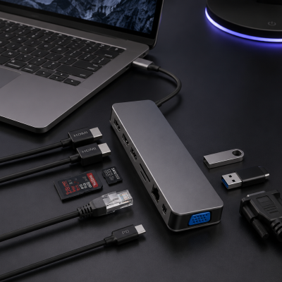 13-in-1 Premium USB-C Hub