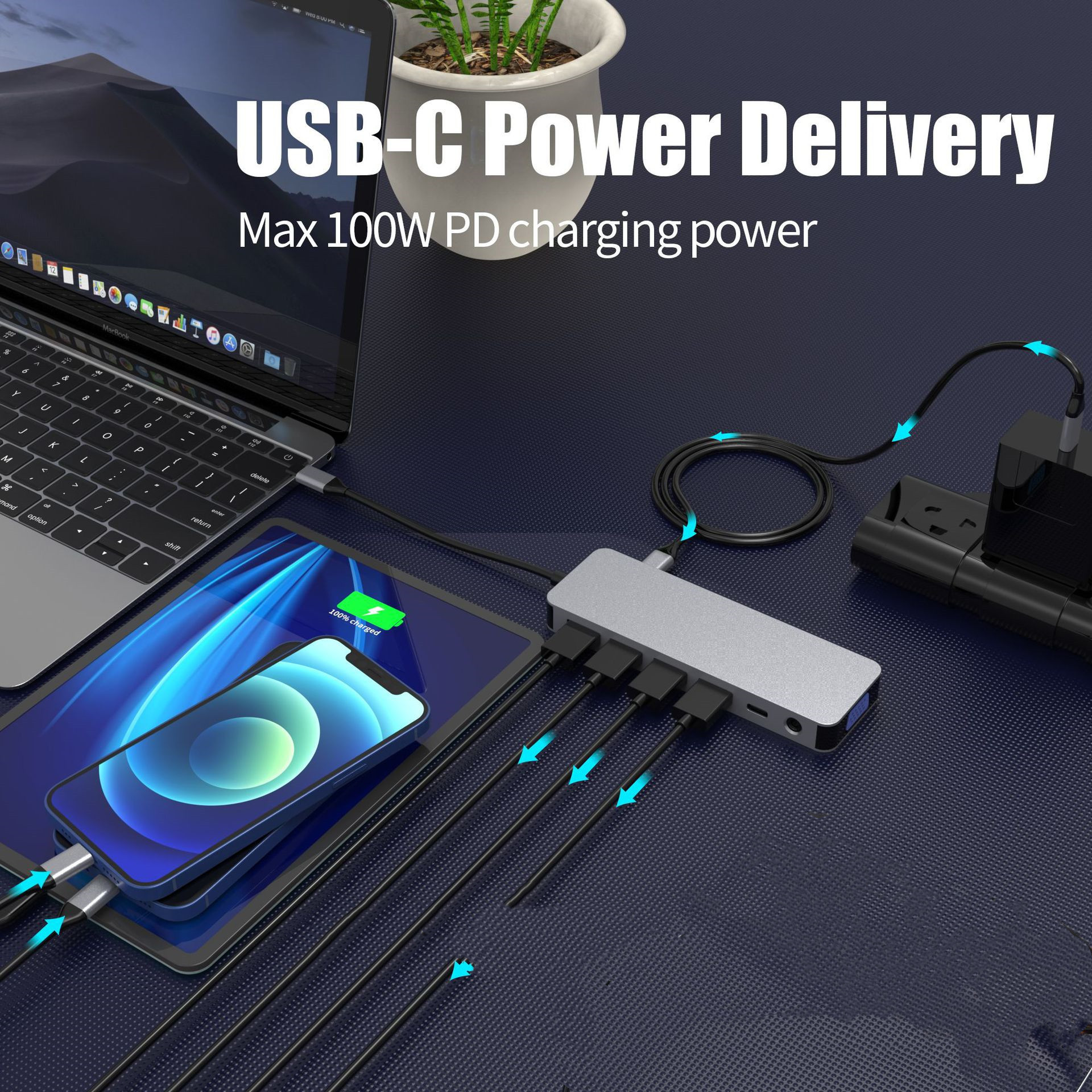 13-in-1 Premium USB-C Hub - Image 3