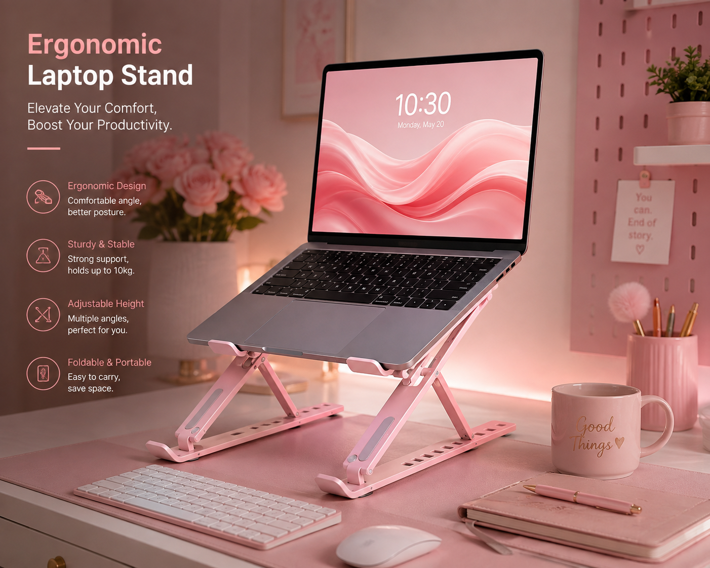 Laptop Stand Aluminum Alloy Computer Stand - Image 8