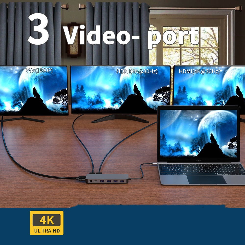 13-in-1 Premium USB-C Hub - Image 6