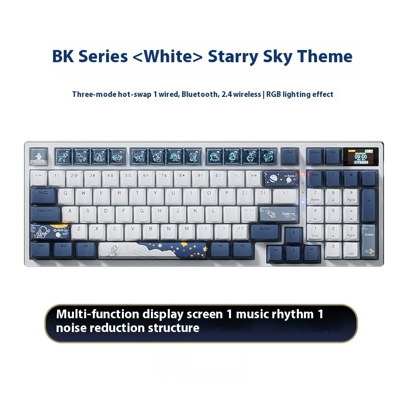 Wireless Mechanical Keyboard Three-mode Bluetooth - Image 5